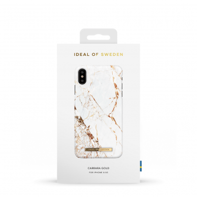 iPhone X/XS iDeal Of Sweden nugarėlė Carrara Gold 2