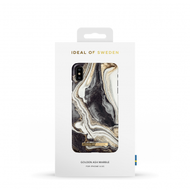 iPhone X/XS iDeal Of Sweden nugarėlė Golden Ash Marble 2