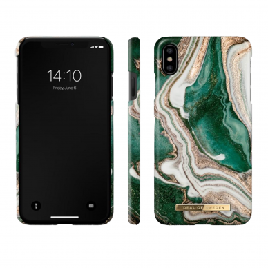 iPhone X/XS iDeal Of Sweden nugarėlė Golden Jade Marble 1