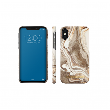 iPhone X/XS iDeal Of Sweden nugarėlė Golden Sand Marble 1