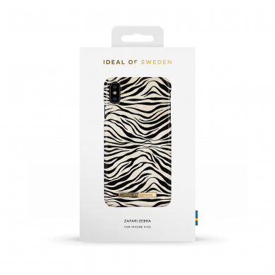 iPhone X/XS iDeal Of Sweden nugarėlė Zafari Zebra 1