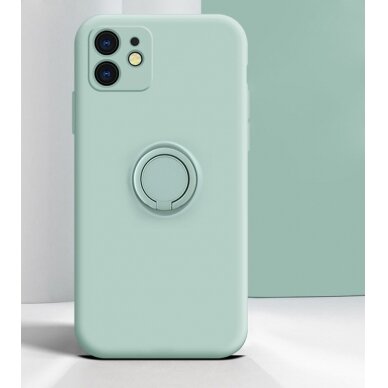 iPhone X/XS juoda VENNUS SILICONE RING nugarėlė 6