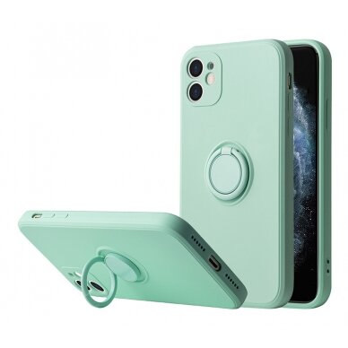 iPhone X/XS light green VENNUS SILICONE RING nugarėlė 1