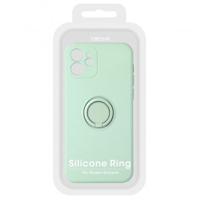 iPhone X/XS light green VENNUS SILICONE RING nugarėlė 10