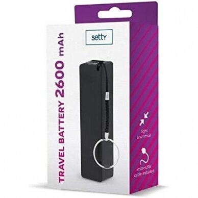 Išorinė baterija SETTY 2600mAh