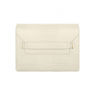 June iDeal Of Sweden Laptop Sleeve 16 Creame Beige Croco