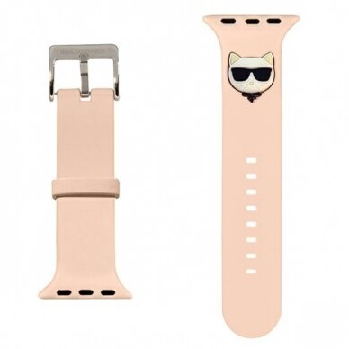 KARL LAGERFELD apyrankė pink Apple Watch 38/40mm 1