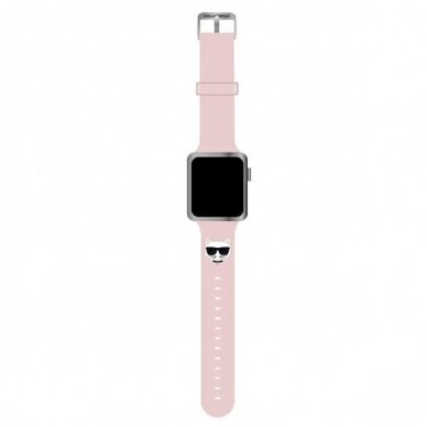 KARL LAGERFELD apyrankė pink Apple Watch 38/40mm