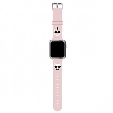 KARL LAGERFELD apyrankė pink Apple Watch 42/44mm