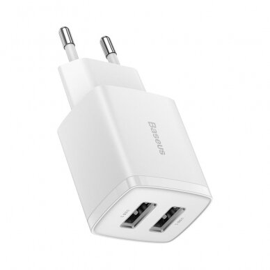 Kroviklis buitinis 2xUSB 10.5W Baseus CCXJ010202 white 1