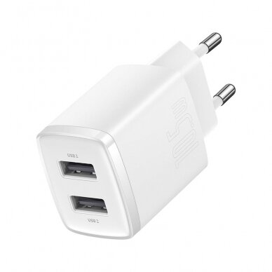 Kroviklis buitinis 2xUSB 10.5W Baseus CCXJ010202 white 2