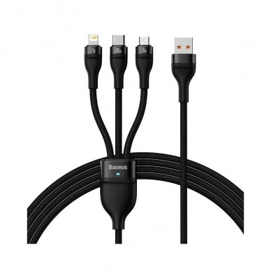 Laidas 3in1 USB Lightning + Type-C + Micro USB 1,2m BASEUS