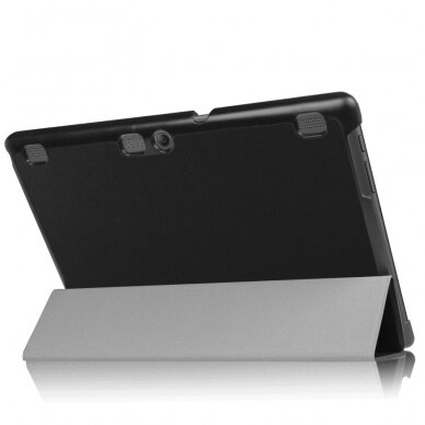 Lenovo Tab 10" series juodas TRIFOLD dėklas 7