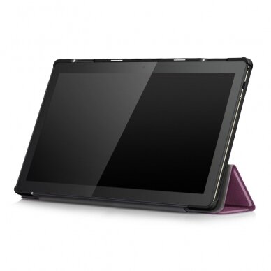 Lenovo Tab M10 10.1" violetinis TRIFOLD dėklas 4