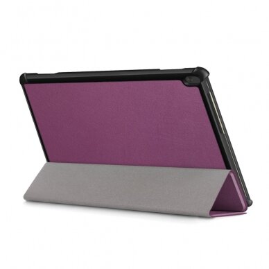 Lenovo Tab M10 10.1" violetinis TRIFOLD dėklas 5