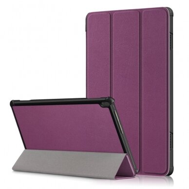 Lenovo Tab M10 10.1" violetinis TRIFOLD dėklas