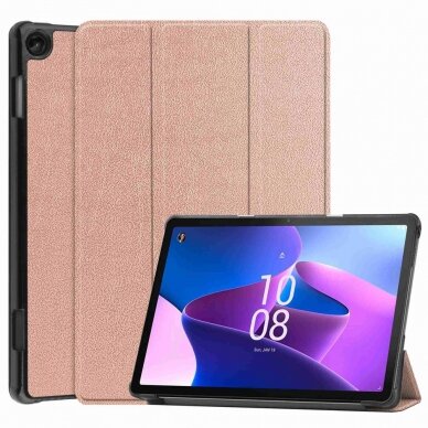 Lenovo Tab M10 (3rd Gen) aukso spalvos TRIFOLD dėklas