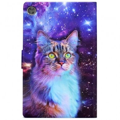 Lenovo Tab M10 (3rd Gen) fashion dėklas Colorful Cat 8