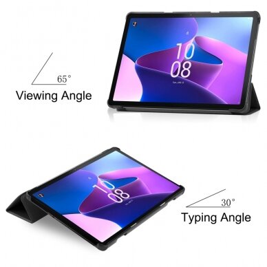 Lenovo Tab M10 (3rd Gen) juodas TRIFOLD dėklas 5