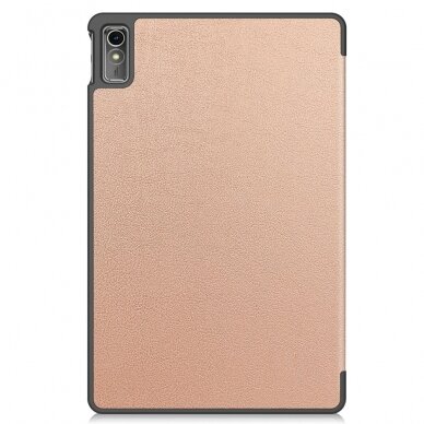 Lenovo Tab M10 5G 10.6" rose gold TRIFOLD dėklas 9