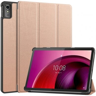 Lenovo Tab M10 5G 10.6" rose gold TRIFOLD dėklas