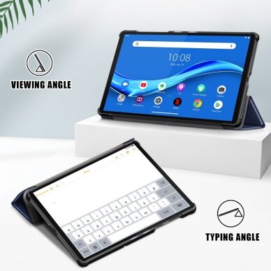 Lenovo Tab M10 GEN2 10" mėlynas TRIFOLD dėklas 1