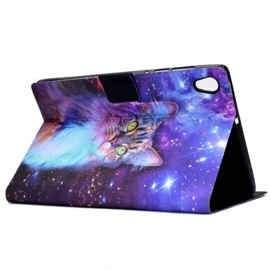 Lenovo Tab M10 GEN2 10" Tracy fashion dėklas Colorful Cat 3