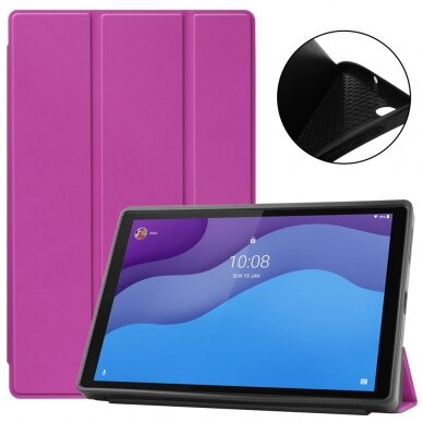 Lenovo Tab M10 GEN2 10" violetinis silikoninis TRIFOLD dėklas