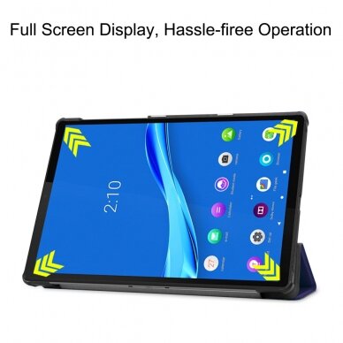 Lenovo Tab M10 PLUS 10.3" mėlynas TRIFOLD dėklas 3