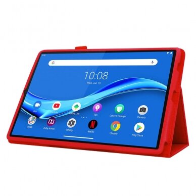 Lenovo Tab M10 PLUS 10.3" raudonas PLAIM dėklas 2