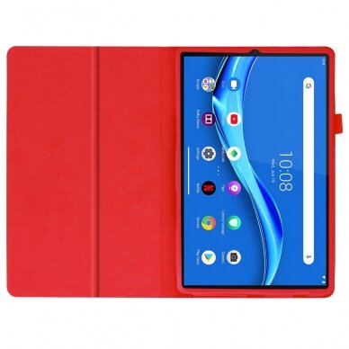 Lenovo Tab M10 PLUS 10.3" raudonas PLAIM dėklas 4