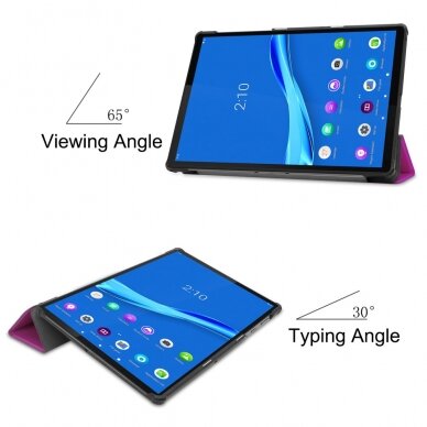 Lenovo Tab M10 PLUS 10.3" violetinis TRIFOLD dėklas 2