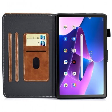 Lenovo Tab M10 PLUS (3rd Gen) rudas VELVET dėklas 2