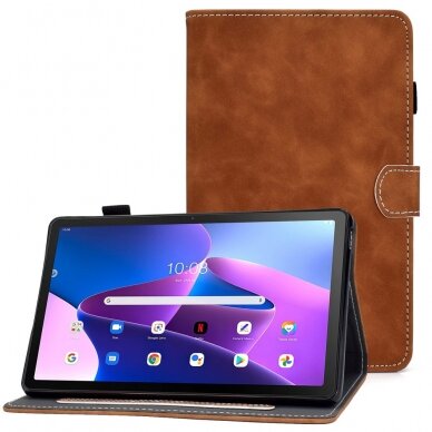 Lenovo Tab M10 PLUS (3rd Gen) rudas VELVET dėklas