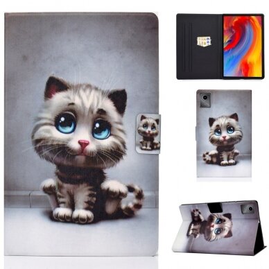 Lenovo Tab M11 Tracy fashion dėklas Cat With Blue Eyes