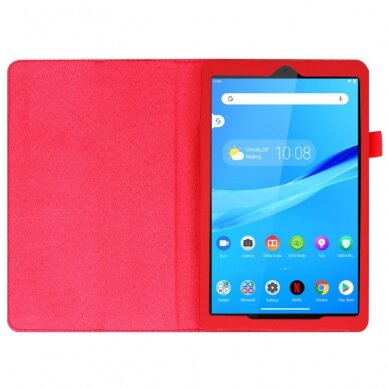 Lenovo Tab M8 8" raudonas PLAIM dėklas 4