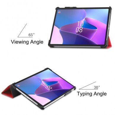 Lenovo Tab P11 Pro (2nd Gen) 11.2" raudonas TRIFOLD dėklas 7