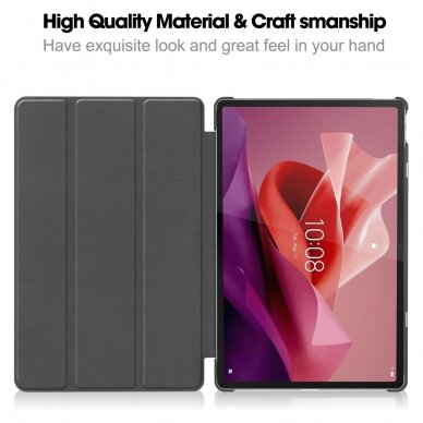 Lenovo Tab P12 12.7" black TRIFOLD dėklas 2