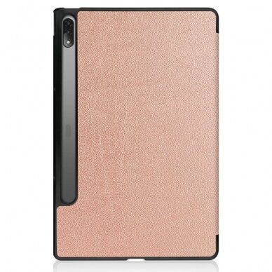 Lenovo Tab P12 PRO 12.6" rose gold TRIFOLD dėklas 4