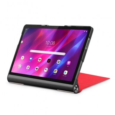 Lenovo Yoga Tab 11 red TRIFOLD dėklas 3