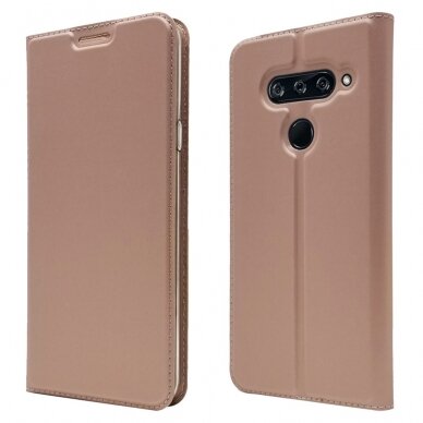 LG V40 ThinQ rausvas SMART PREMIUM2 dėklas 1