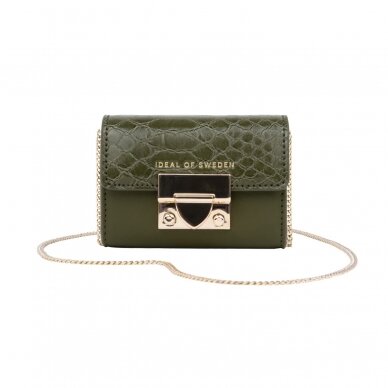 Liv Padlock iDeal Of Sweden Wallet Green Snake