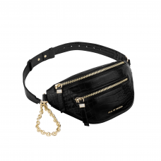 Lola Utility iDeal Of Sweden Belt Bag Glossy Black Croco