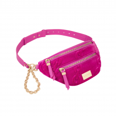 Lola Utility iDeal Of Sweden Belt Bag Velour Hyper Pink