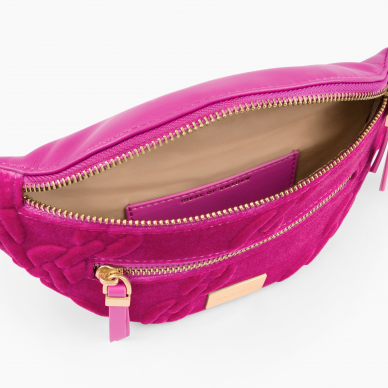 Lola Utility iDeal Of Sweden Belt Bag Velour Hyper Pink 2