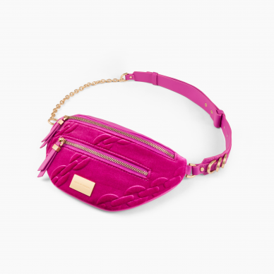 Lola Utility iDeal Of Sweden Belt Bag Velour Hyper Pink 1