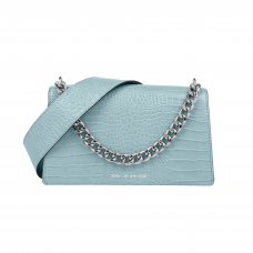 Medium Lia Baguette iDeal Of Sweden Bag Soft Blue Croco