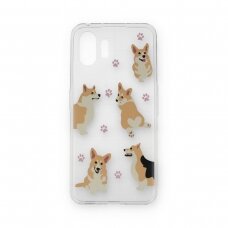 Nothing Phone 2 clear nugarėlė Corgi Design00303