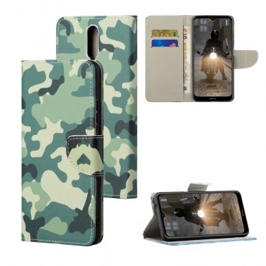 Nokia 2.4 Tracy fashion dėklas Camouflage