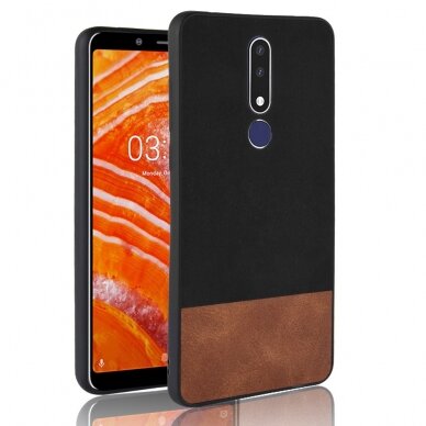 NOKIA 3.1 PLUS 2018 juoda FLAX nugarėlė